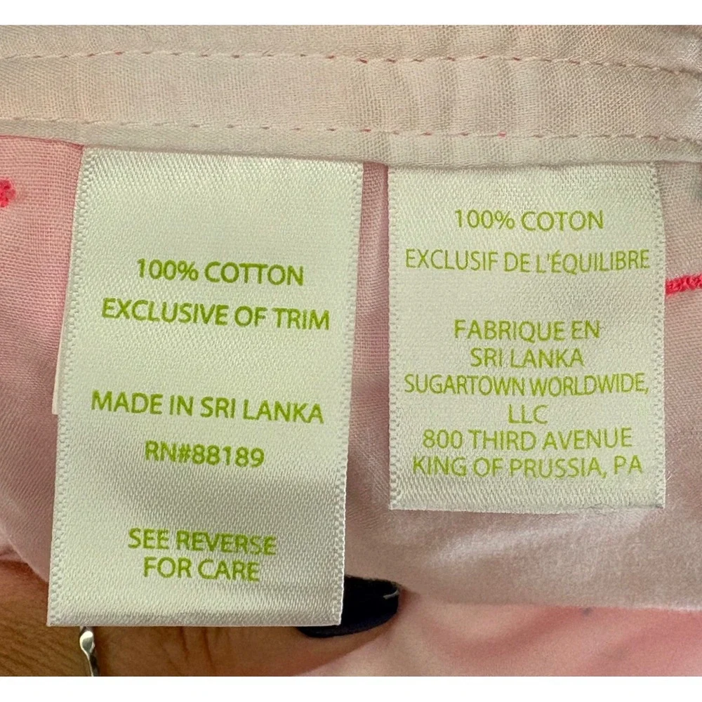 Lilly Pulitzer Women's The Callahan Pink Shorts‎ Sz 10 Summer Fun Beach Cotton